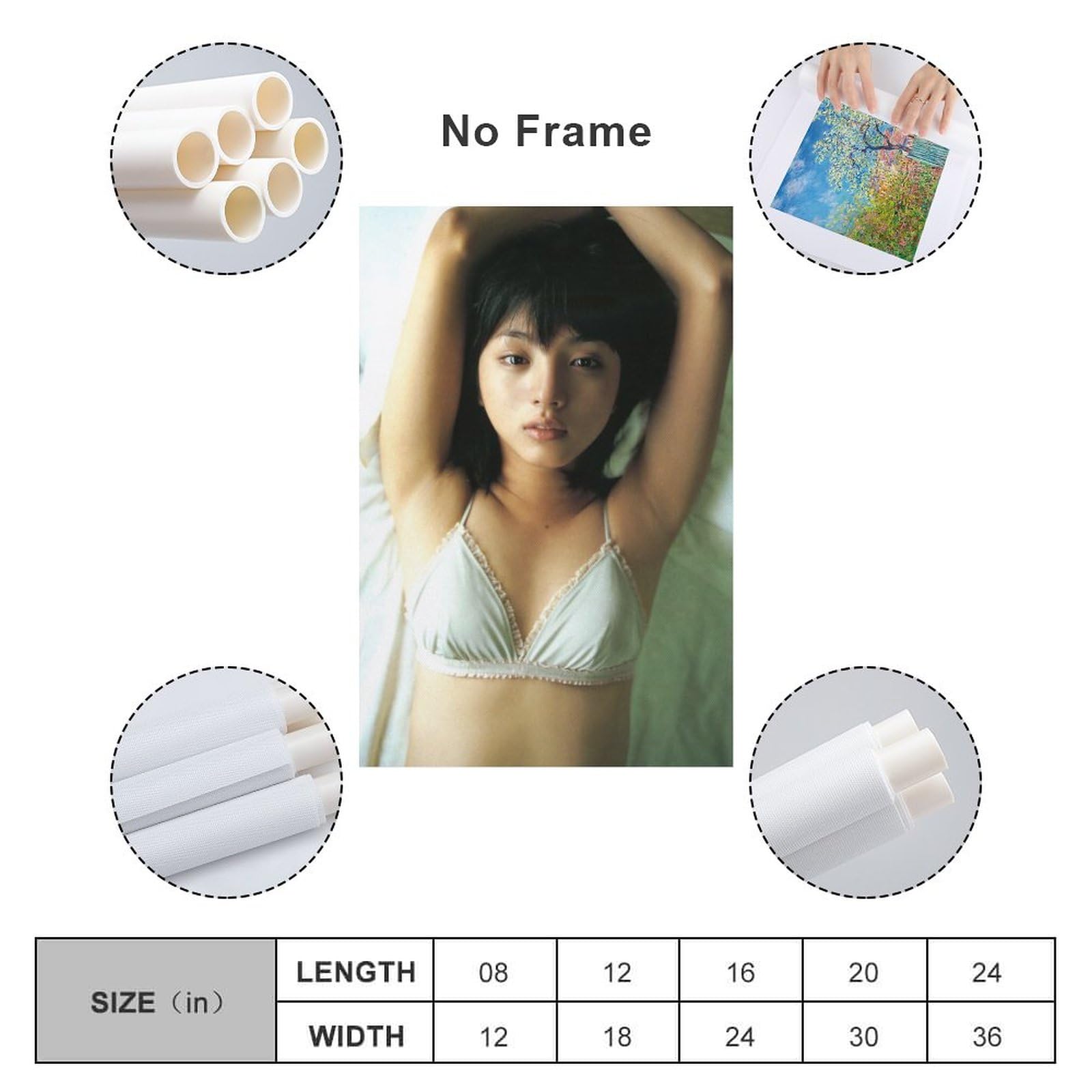 Amazon.co.jp: 満島ひかり下着セクシー写真貧乳壁飾りポスター