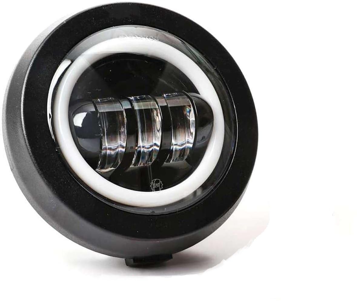 Fanale Faro Anteriore Iron LED 6000K Tondo Compatibile con Vespa PK 50 125 S XL EVOK 246410105 3 Lenti