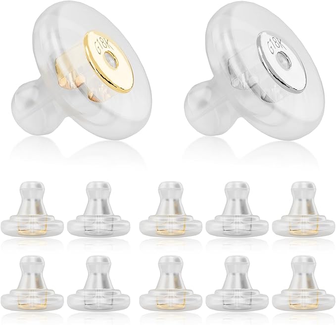 JUNCHONG Silicone Earring Backs Review: Secure and Hypoallergenic