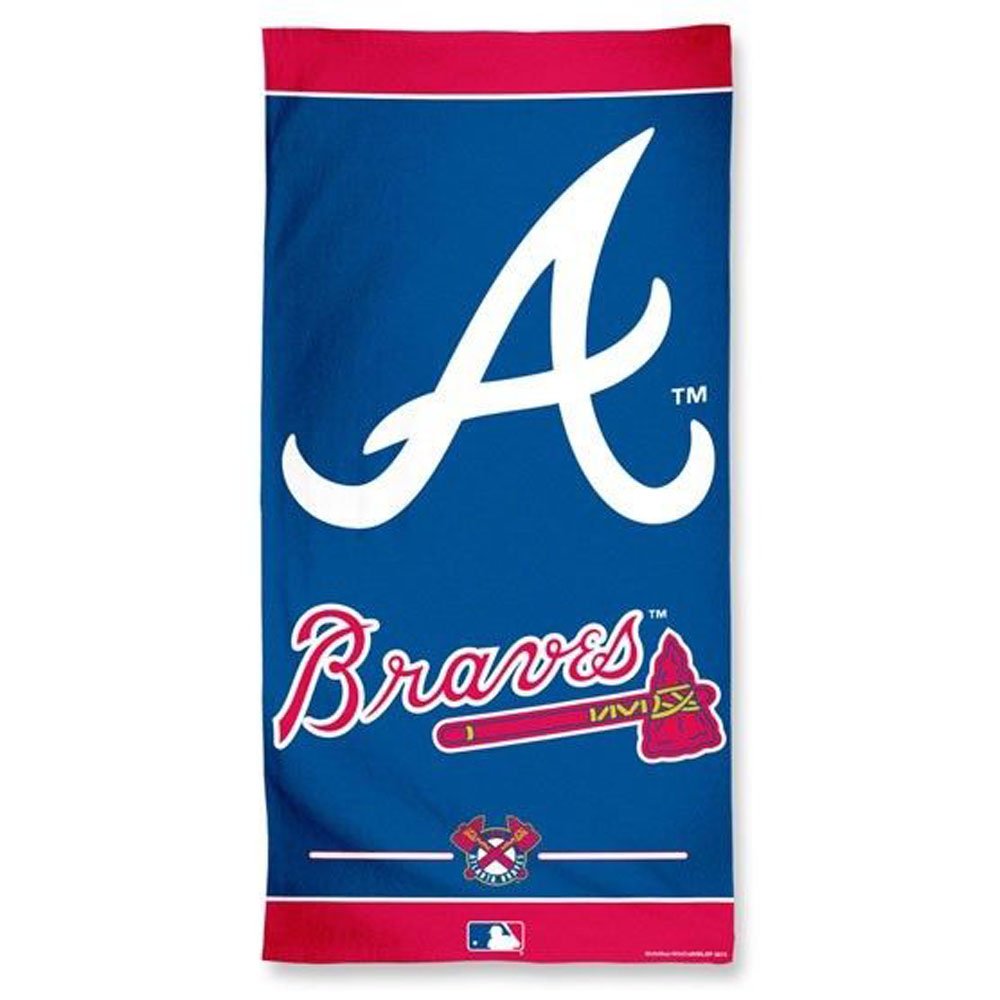 WinCraftMLB Atlanta Braves Towel30x60 Beach Towel, Team Colors, One Size