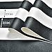 Cohoo Home Black and White Wallpaper Peel and Stick Striped Contact Paper for Cabinets Black and White Contact Paper 118inL 18inW Modern Self-Adhesive Removable Wallpaper Bedroom Bathroom Waterproof