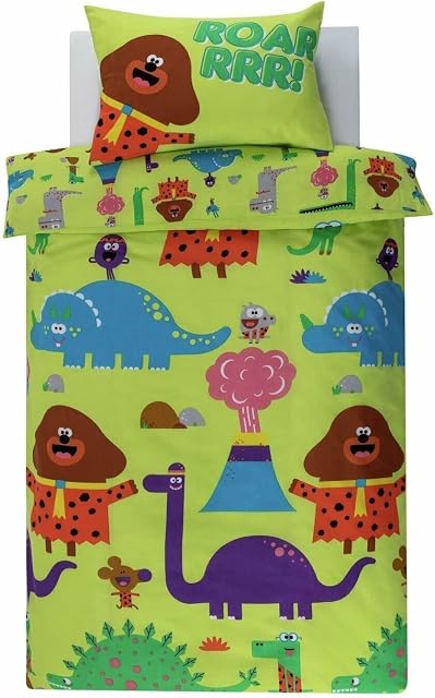 Hey Duggee Single Duvet Cover Children's Bed Set Animal Characters, Multi