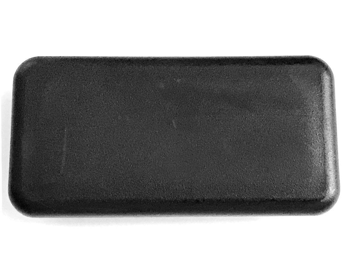 SBD Ltd. (Pack of 10) 1” x 2-1/2" Rectangular Cap Plugs - 14.20 G (ID 0.84"-0.93" W × 2.34"-2.43" L) Plastic LDPE End Caps. Fence Post Finishing Caps | Furniture Glides | Fitness Equipment end Caps.