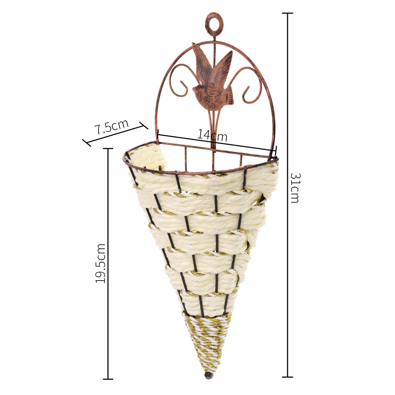 DBOO Triangular Flower Plants Basket - Image 2