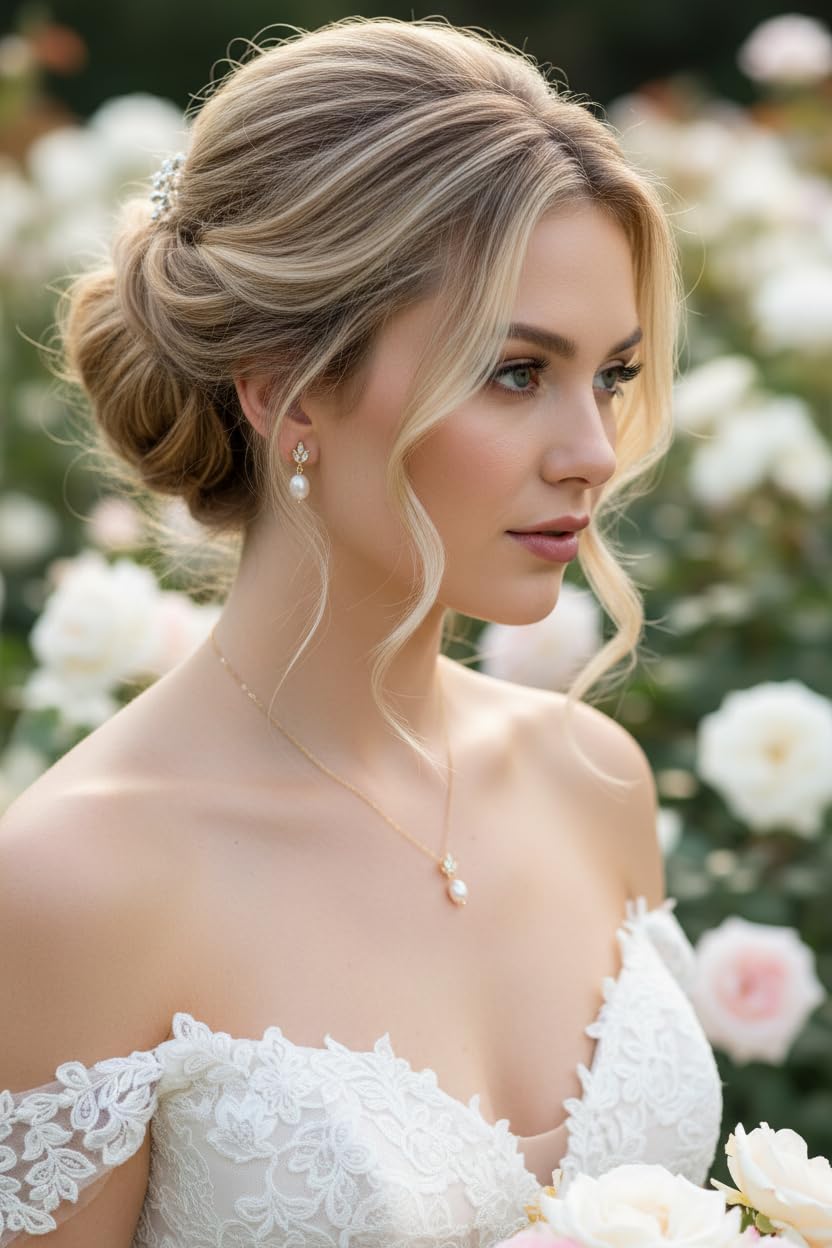 GOLD 3er PERLEN Set Zirkonia Strass Schmuck Kette Schmuckset Armband Kommunion Ball Abiball Hochzeit Brautschmuck