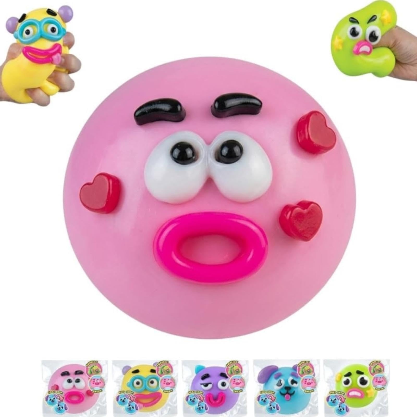NEW Smushers Squishy-Curiosities Smushers Dog Face Swap Squishy,Soft Slow Rising Stress Relief for Stress & Anxiety Relief, Cute Dog Face Sensory Fidget for Adults Anxiety Relief