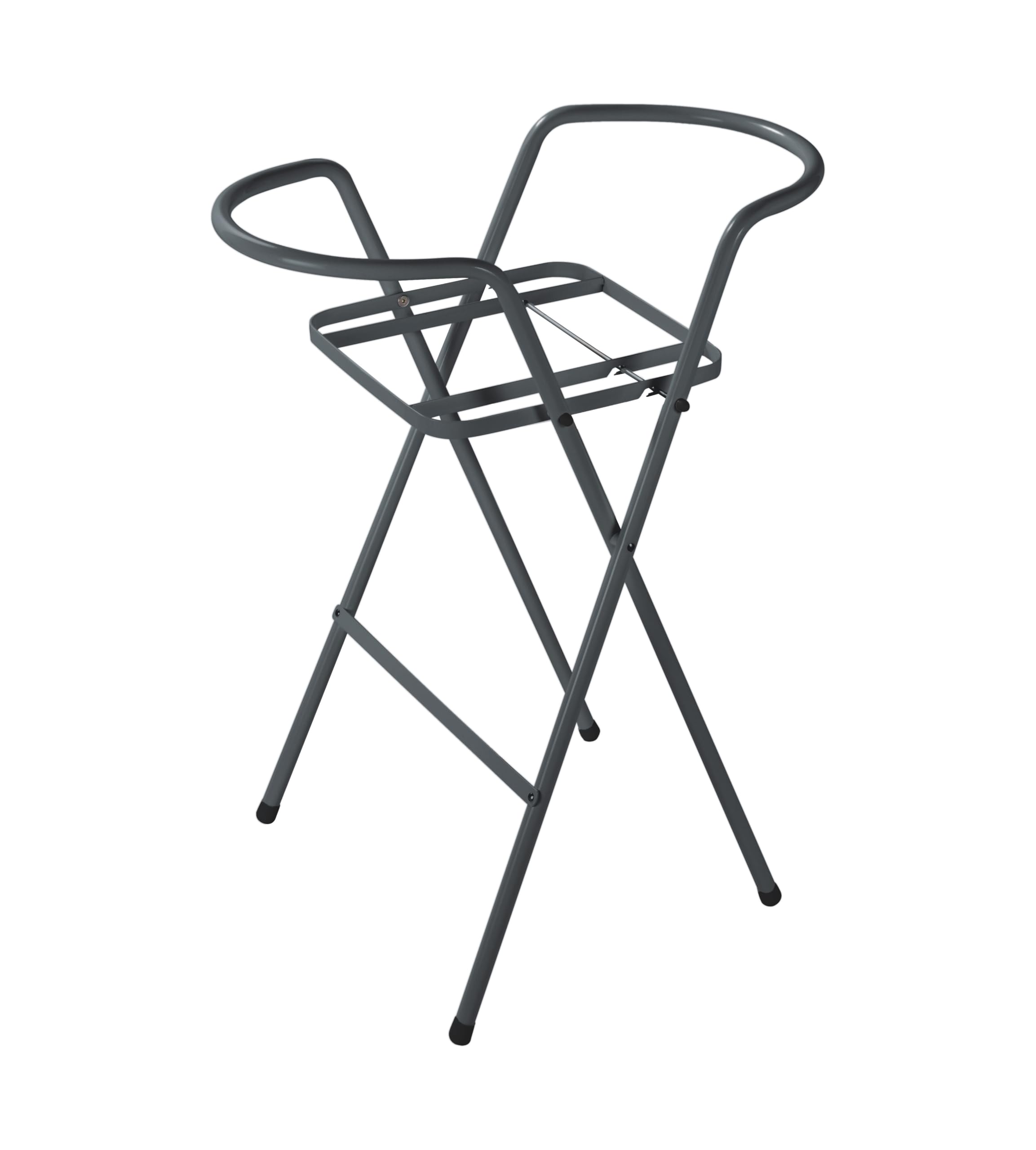 Rotho Babydesign TOP stojak do kąpieli dla niemowląt, składany, łatwy do przechowywania, idealny dla noworodków, od 0 lat do max. 25 kg, szary