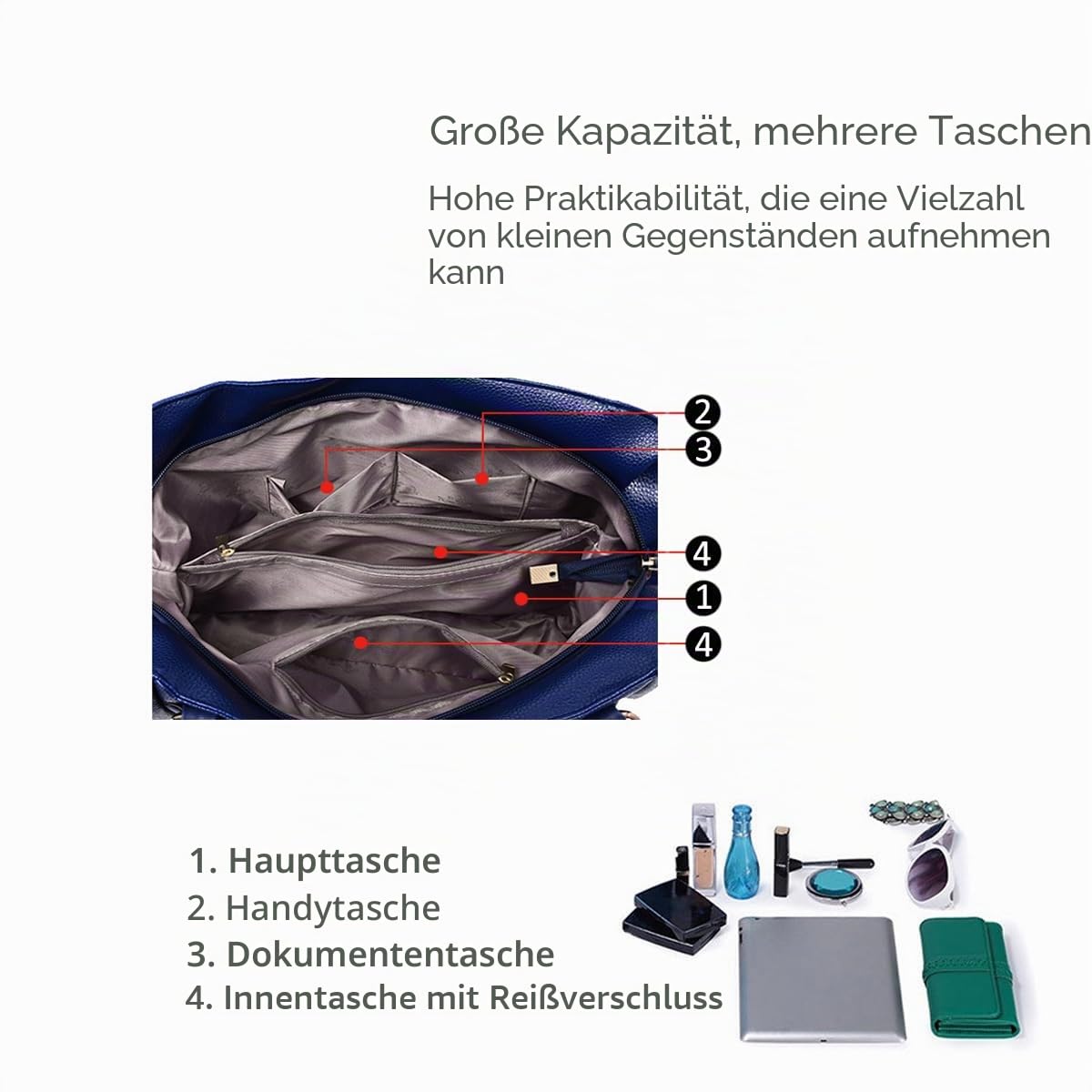 Nicole&Doris Neue Tasche Damen Klassische beiläufige Art und Weise weiche Tasche tragbaren Umhängetasche Frauen Kuriertaschen Frauen Handtasche