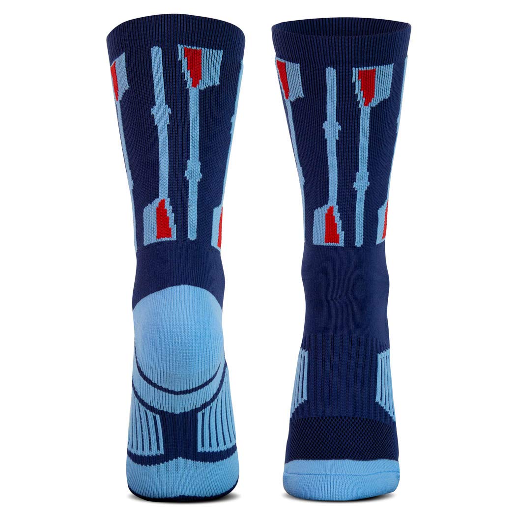 ChalkTalkSPORTS Crew Performance Crew Socks - Multiple Designs & Colors - Youth & Adult - Crew Mid-Calf Socks