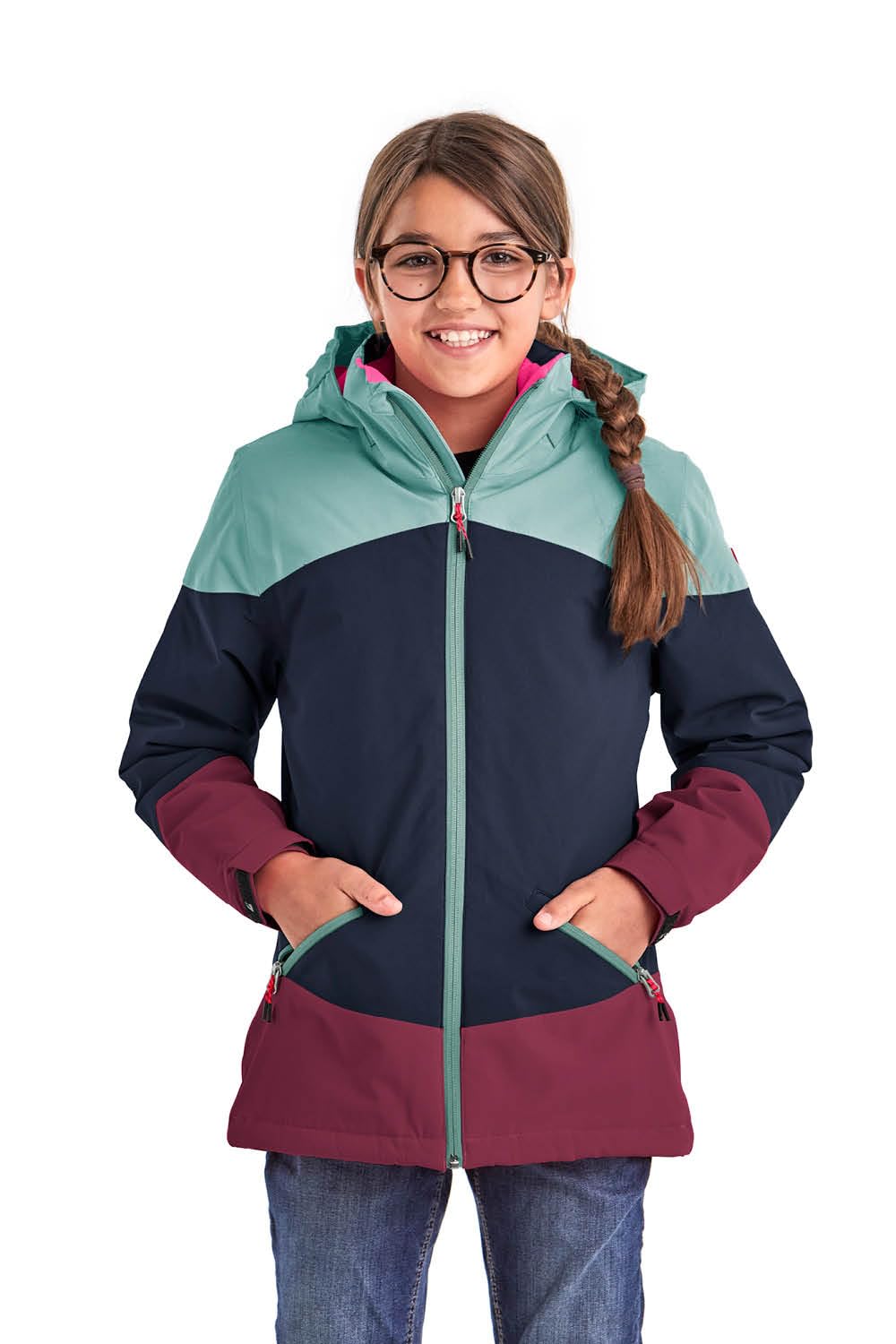Killtec Mädchen Kow 195 Grls Jckt Outdoorjacke/Funktionsjacke mit Kapuze
