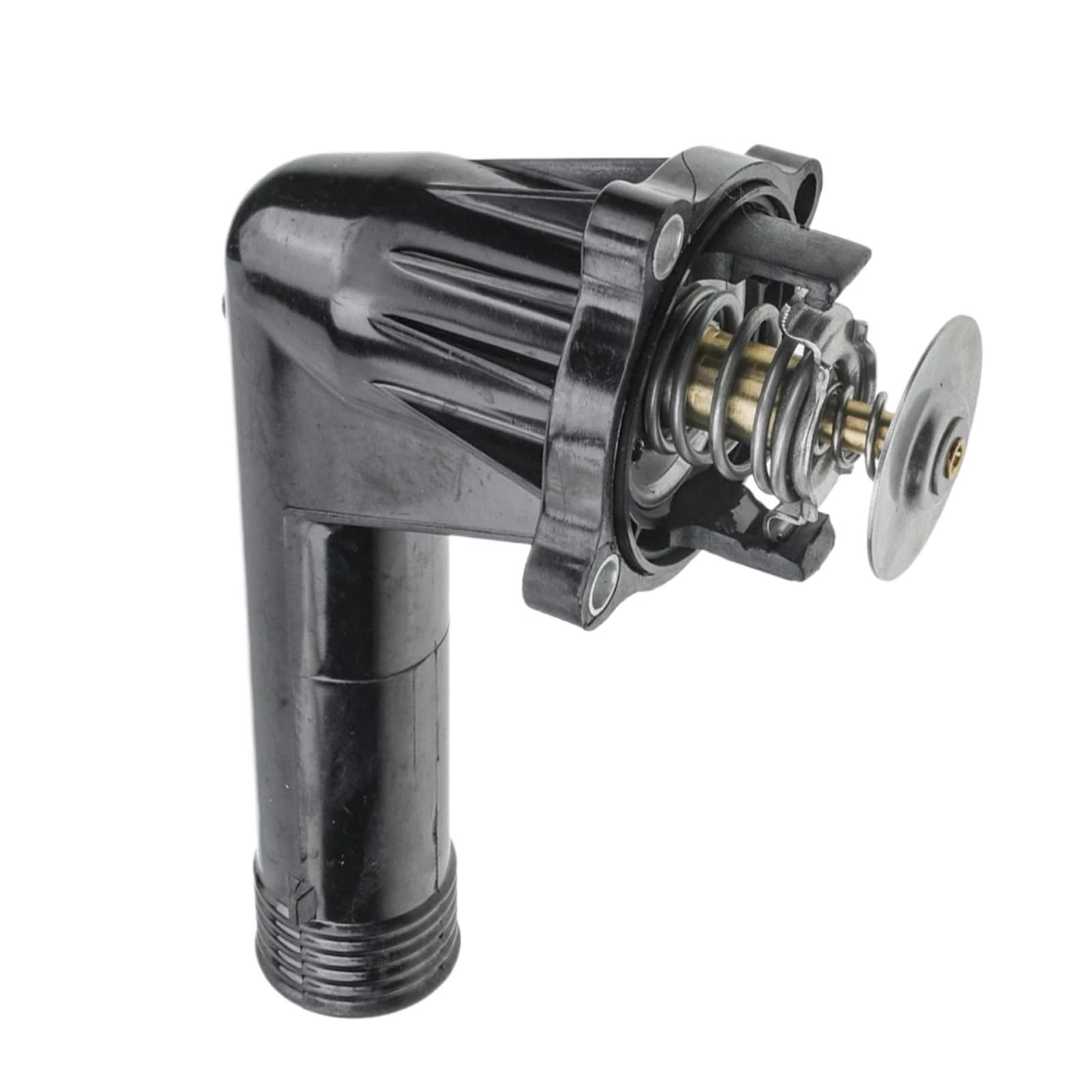 Coolant Thermostat Housing Compatible With BMW For 318i E36 L4 1.8L 1994-1995 For 318i E36 L4 1.9L 1996-1999 11531247125 11531432881 11531739755 Coolant Thermostat Housing