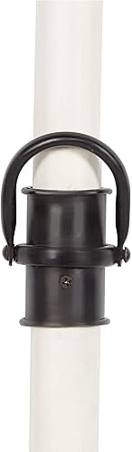 Vista 13 de Deco 79 Decoración de pared con remo de madera para el hogar, letrero de playa con detalles azules y detalle de cuerda, arte de pared de 6 x 2 x 47