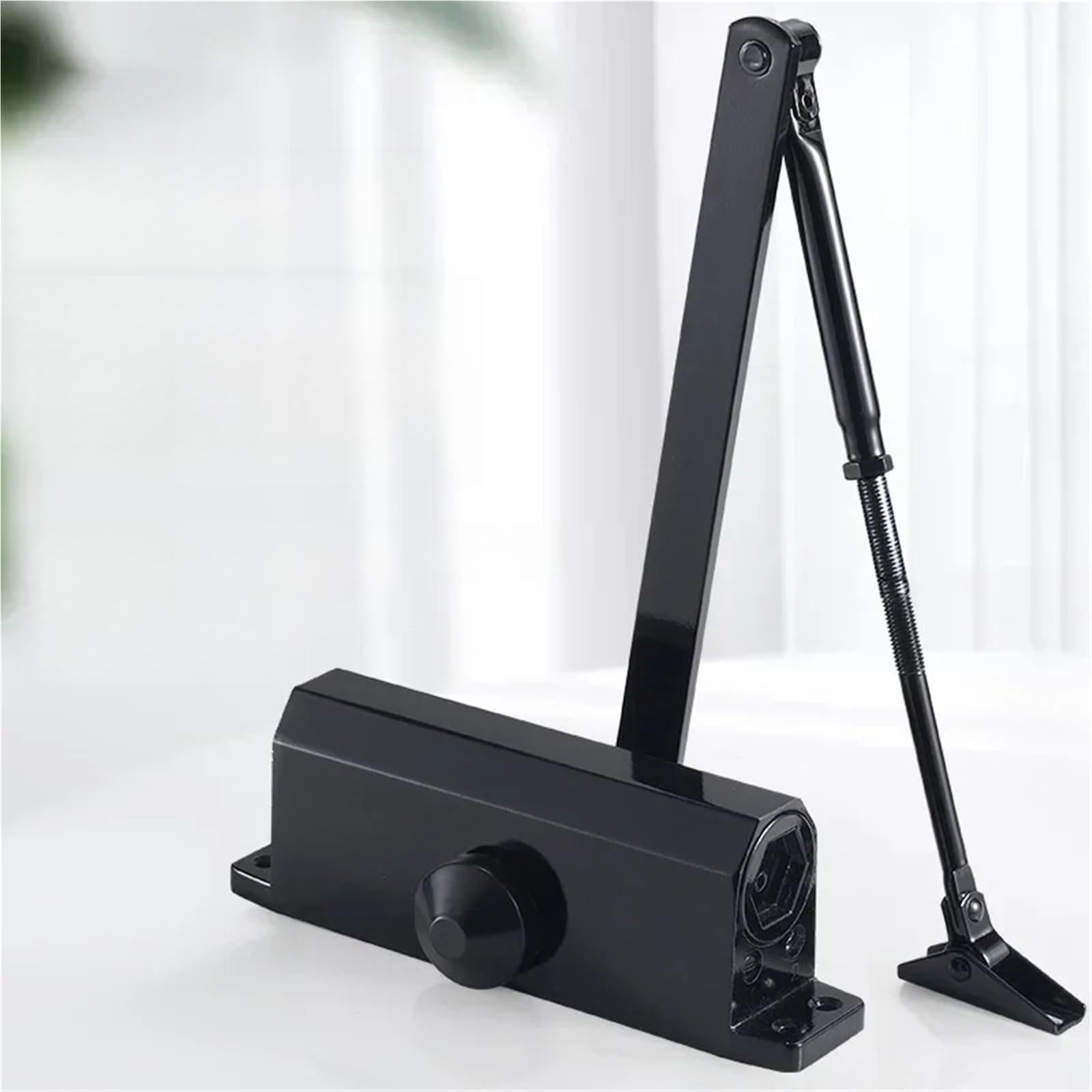 SWENEEN Hydraulic Buffer Automatic Door Closer 25Kg To 85Kg Adjustable Speed Positioning Door Closing Equipment Metal Spring Buffer (L),L-positioning Style