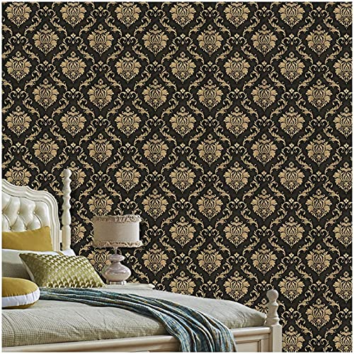 See full amazon price history chart for SV COLLECTIONS 400 x 45 CM Black Gold Damask SELF Adhesive Wallpaper for Hall Living Room Peel and Stick Vinyl Wallpaper - 18 SQFT Approx SV COLLECTIONS 400 x 45 CM Black Gold Damask SELF Adhesive Wallpaper for Hall Living Room Peel and Stick Vinyl Wallpaper - 18 SQFT Approx (B0C8SJT1L6) Amazon Price History, Amazon Price Tracker