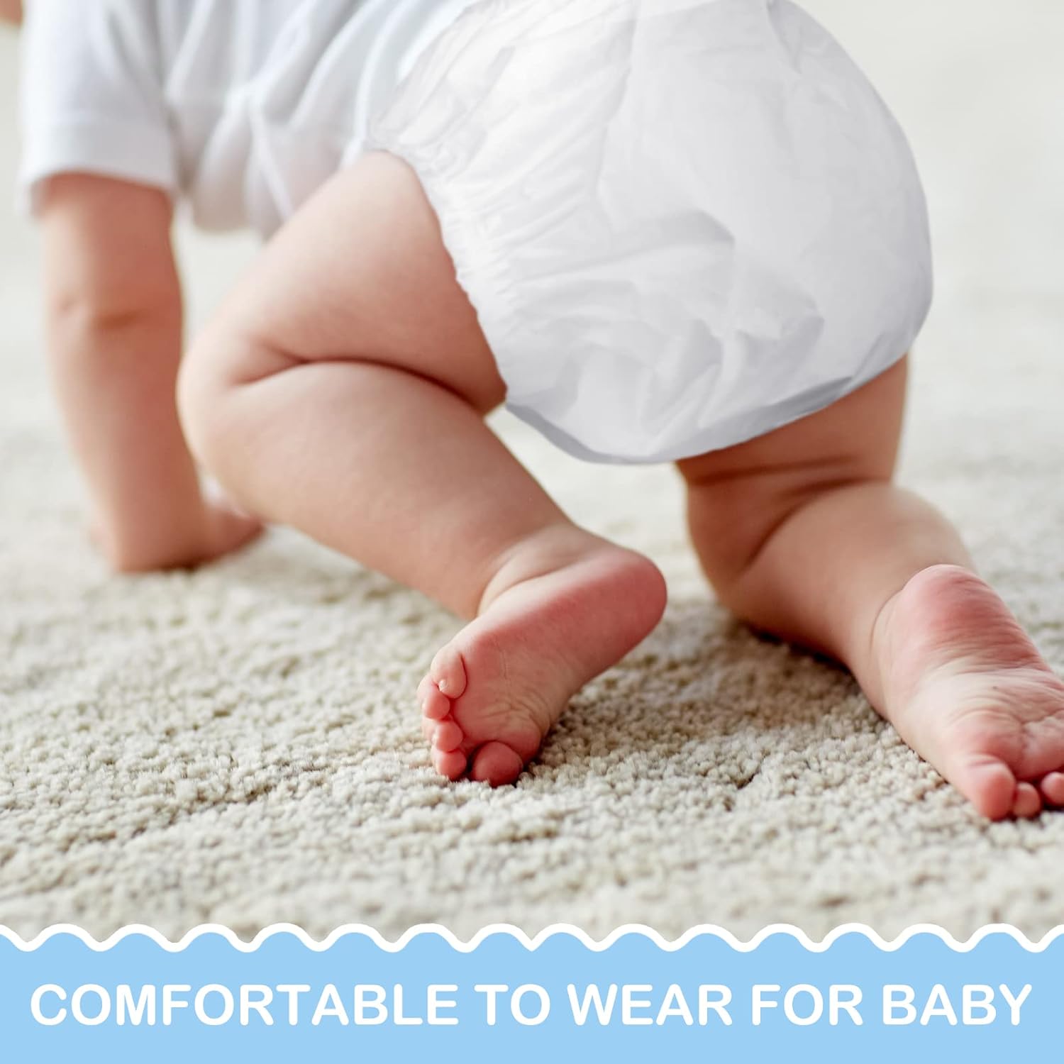 Funtery 12 Packs Waterproof Plastic Pants for Toddlers Reusable Diaper Covers Unisex Baby Potty Training Underwear Covers - Image 3