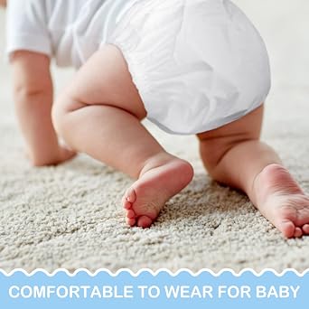 Funtery 12 Pack Plastic Potty Training Pants Waterproof Diaper
