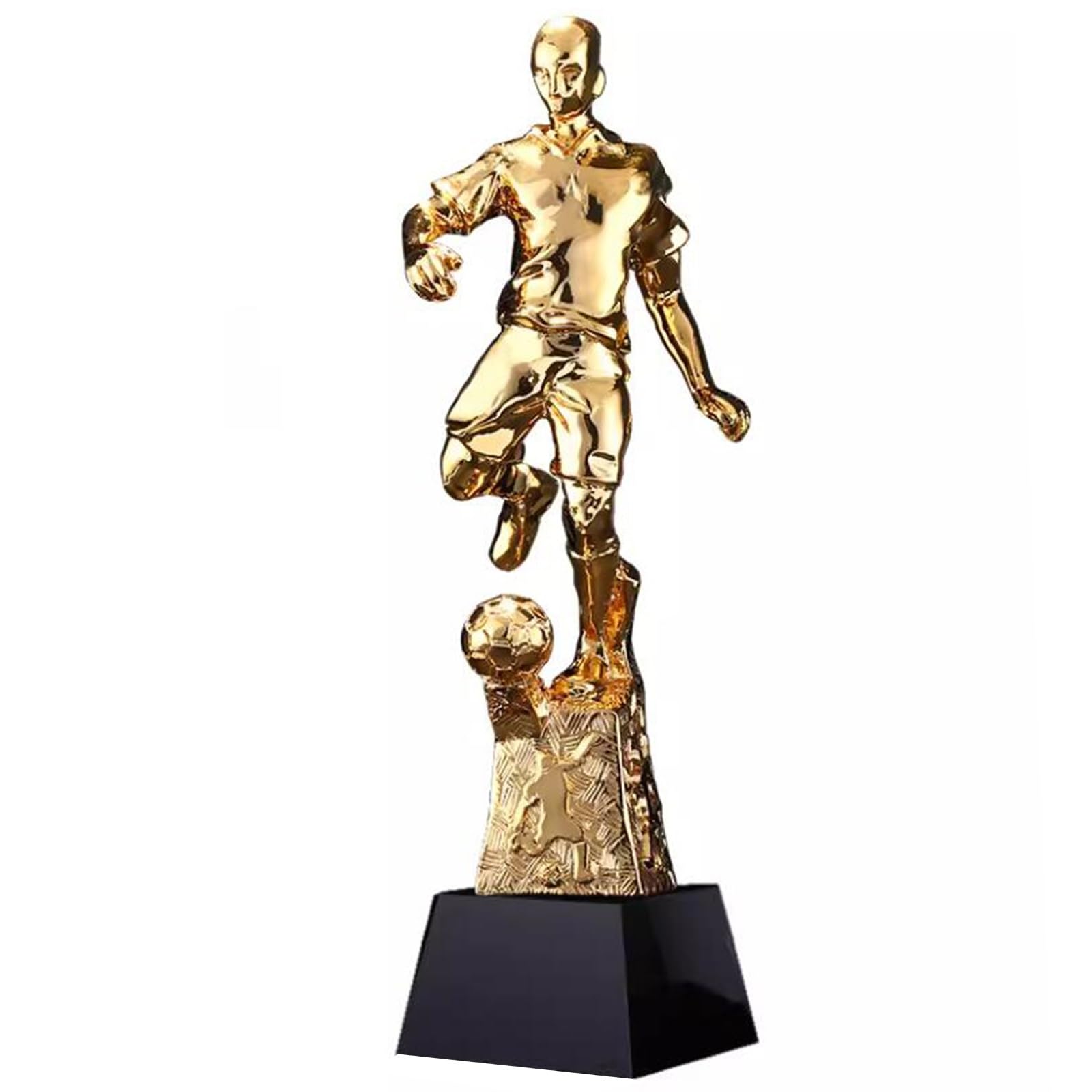Trofeos, medallas y premios Trofeo del Equipo del Campeonato del Partido De Fútbol Trofeo De Premio De La Serie De Premios Deportivos De Fútbol. Sosteniendo El Trofeo De Honor Regalos De Recuerdo
