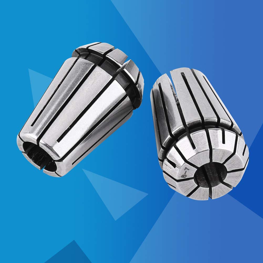 10 Pièces/ensemble ER20 ER11 Jeu de Pinces pour Outil de Tour de Fraisage de Gravure CNC 3mm 1/8" 4mm 5mm 6mm 1/4" 8mm 10mm 12mm 1/2"