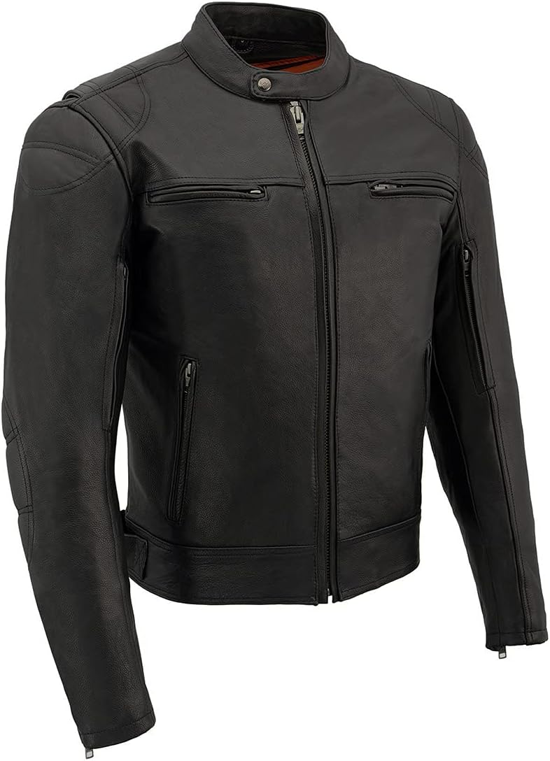 Milwaukee Leather Men's Updated Vented Scooter Jacket