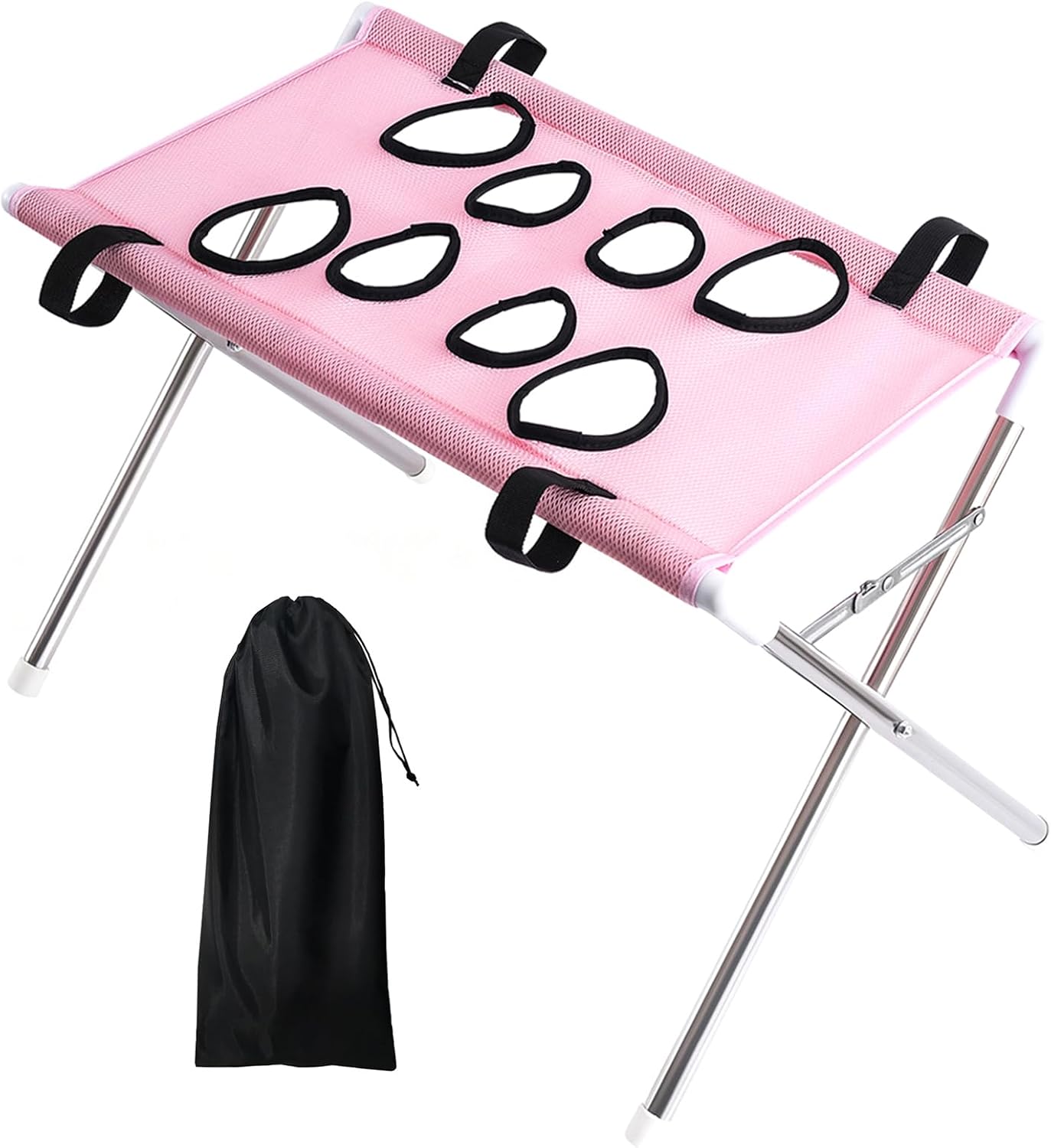 Foldable Dogs Washing Station, Dog Bath Holder Sling Shower Chair