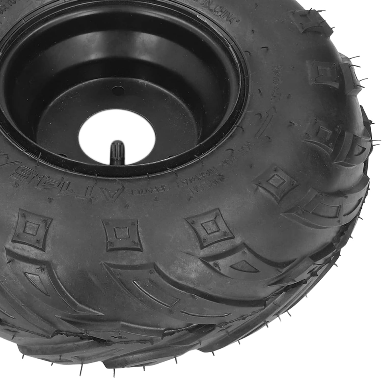 Keenso ATV Tubeless Tire Tyre 6in Rim Rubber, Three Pattern, Suitable for Go Kart UTV Quad Bike 4 Wheelers