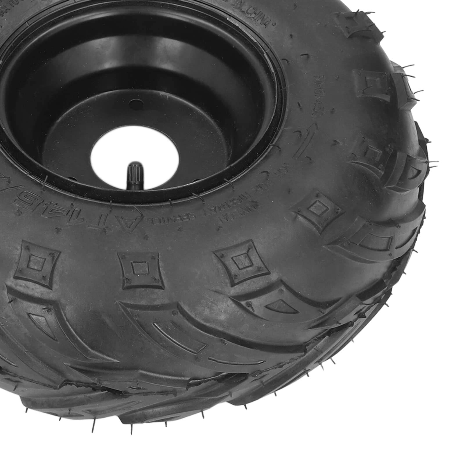 Opona bezdętkowa ATV z 6-calową obręczą, opony sportowe 145/70-6 Uniwersalne do Go Kart UTV Quad 4 koła, guma i materiał ze stopu stali Bezdętkowa opona drogowa Mini opona rowerowa
