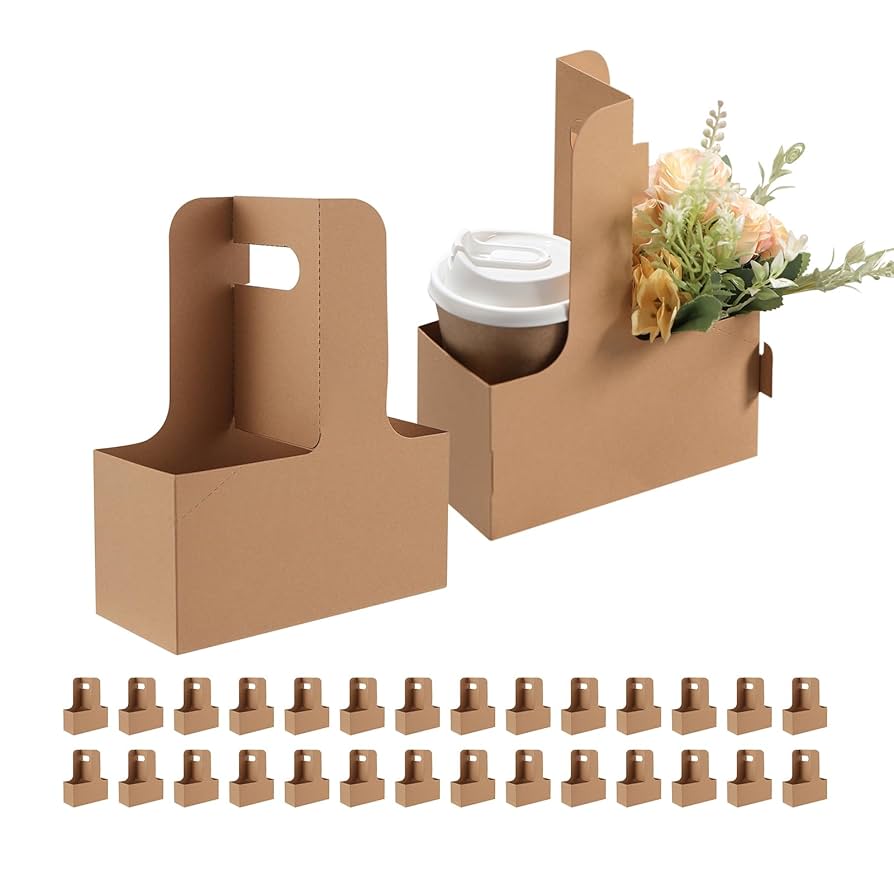 Amazon.com: BAKIPACK 2 Cup Drink Carrier with Handles, 30