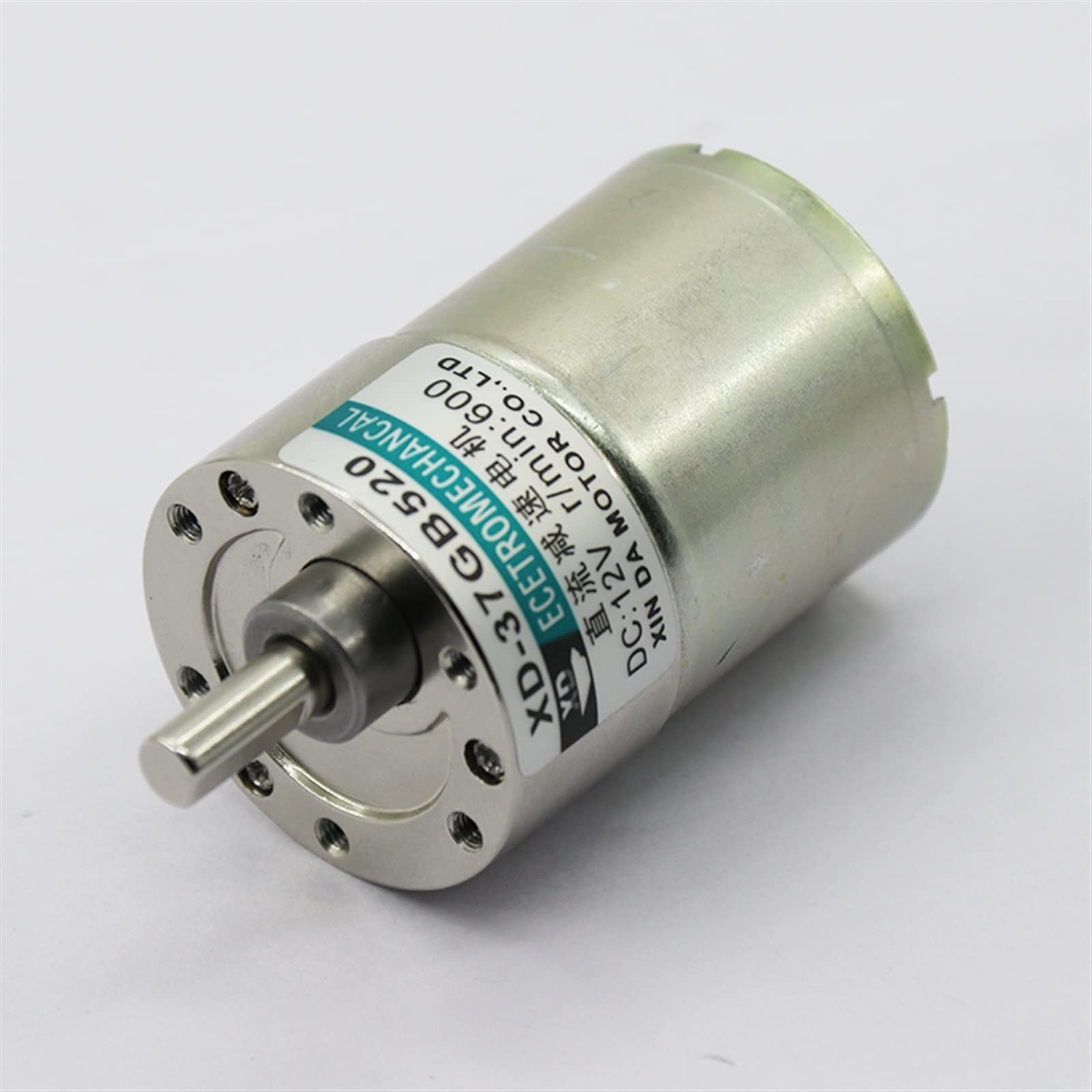 12 V/ 24 V 10 W XD-37GB520 Miniaturowy silnik przekładniowy DC Niska prędkość wysoki moment obrotowy regulowana prędkość regulowany kierunek (20,24 V)