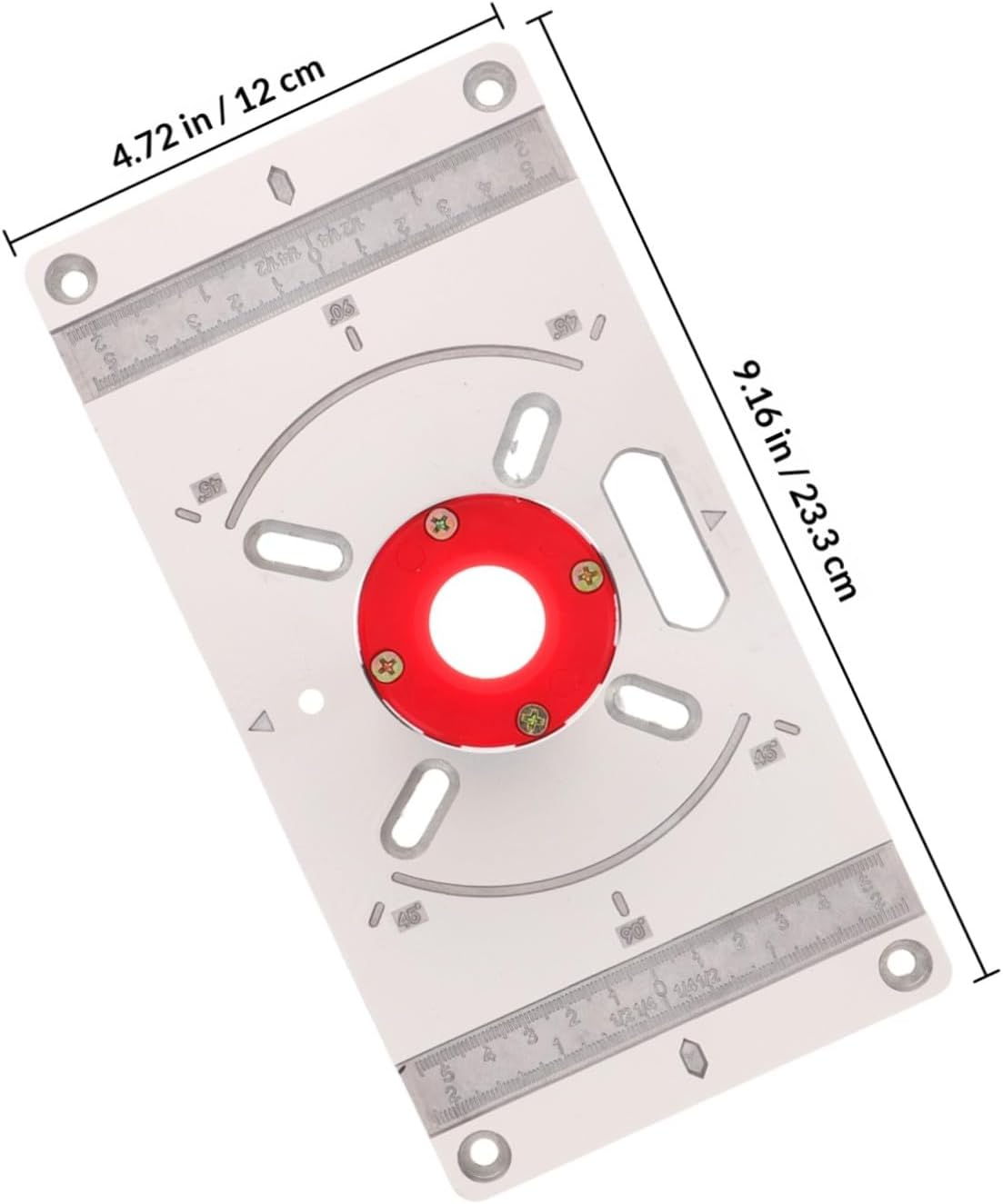 Router Base Plate Woodworking Trimming Machine Insert Plate Carpenter Work Tools Stable Practical Design