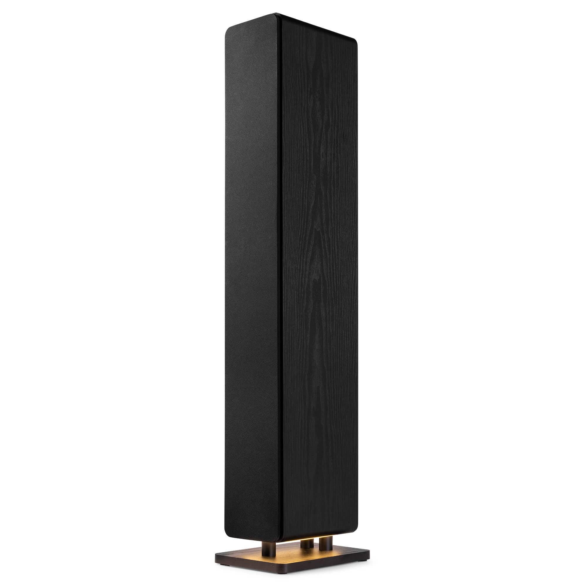 Audizio Arco – Altoparlante attivo con Bluetooth 5.4 – 160 Watt, impianto musicale e sistema audio home cinema, luce LED – USB, AUX, Optical, con telecomando – TWS – Nero