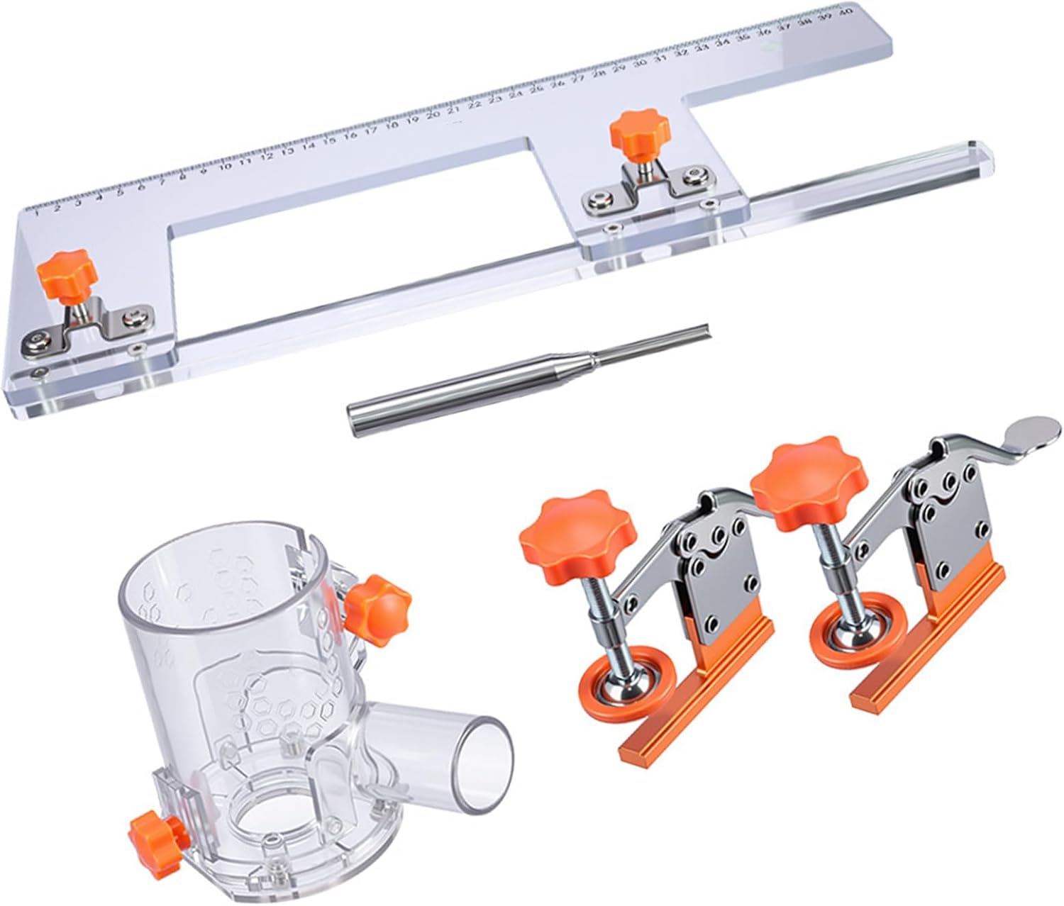 Heavy Duty Adjustable Clamping Wood Drawer Slide Jig Clamp Locator Positioner Clip for Furniture Front Woodworking Woodworking Template