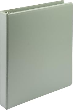 Samsill Plant-Based 1 Inch Durable D-Ring, View Binder, Eco-Friendly, USDA Certified Biobased, Single, Sage Green