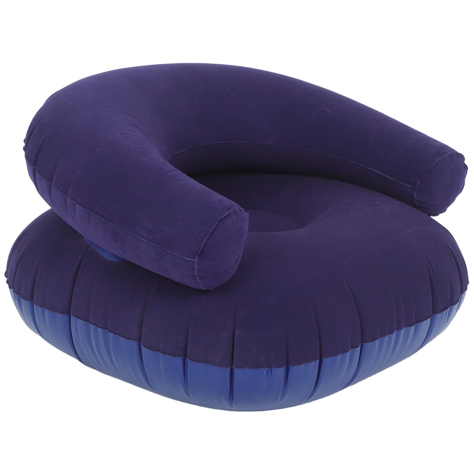 Chaise longue gonflable pliable pour adultes avec support robuste