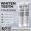 10% Nano-Hydroxyapatite Toothpaste, Remineralizing Toothpaste, Whitening Toothpastes for Strengthening and Protecting Tooth Enamel, Stain Removal Natural, Mint Flavor (1)