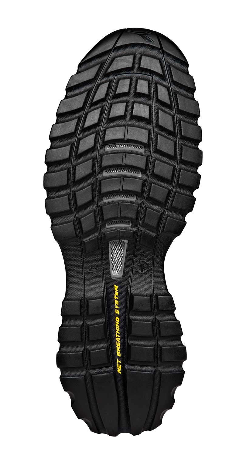 UTILITY DIADORA Net Mid Pro CHAUSSURES DE SÉCURITÉ HAUTE DIADORA NOIRS S3 SRA HRO ESD GLOVE TECH HIGH PRO - 173527800130Homme