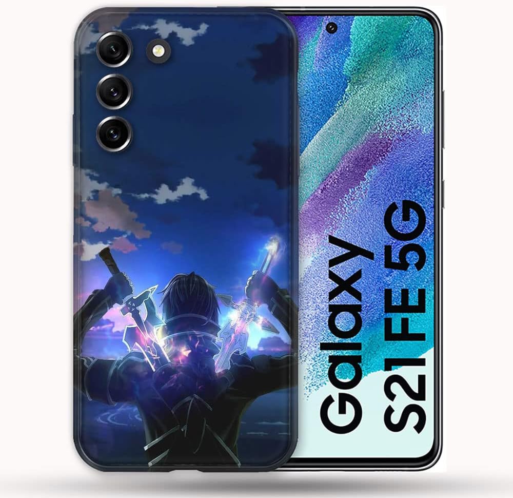 Cokitec Case for Samsung Galaxy S21 FE / S21FE Manga SAO Sword Art Online Sword