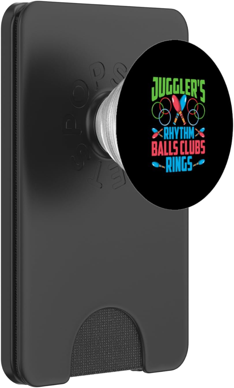 Juggler's Rhythm Balls Clubs Rings Juggling PopSockets PopWallet for MagSafe