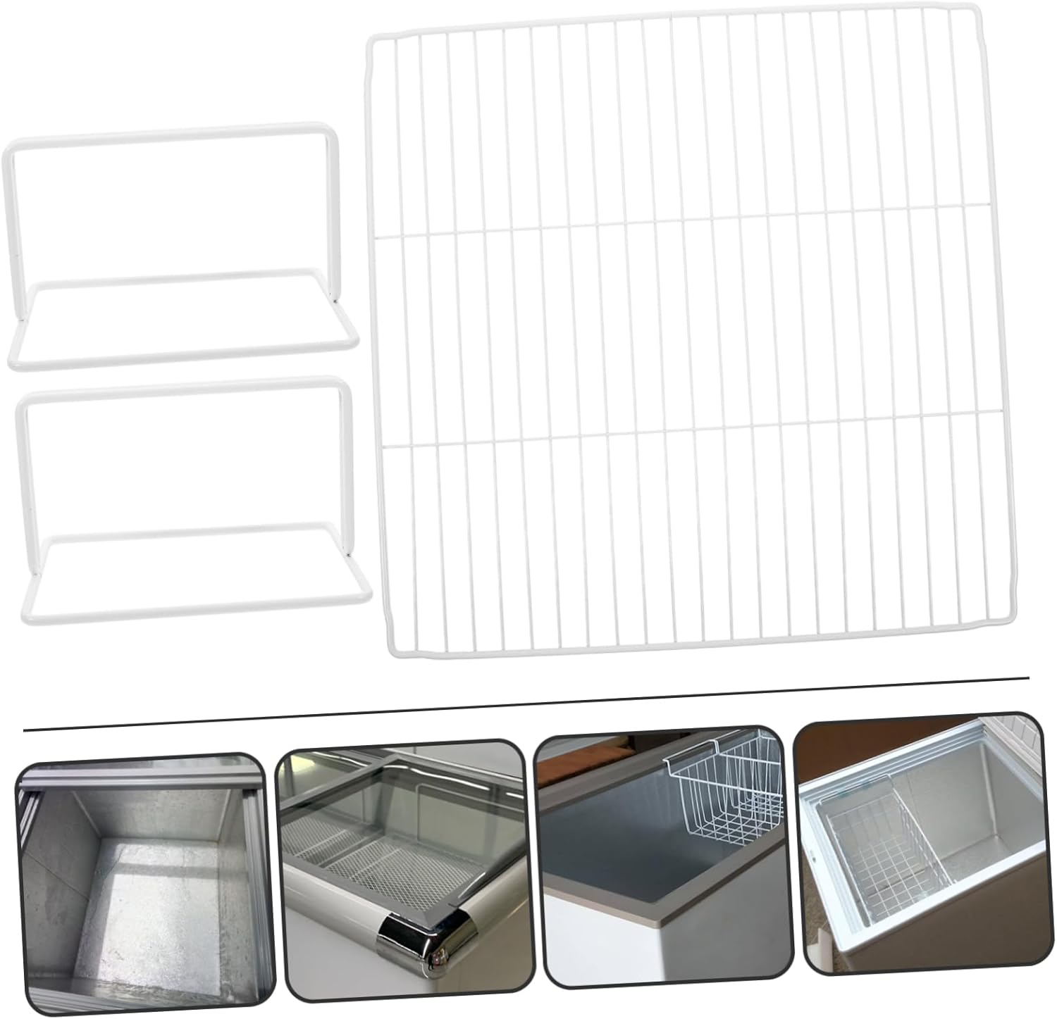 Space-saving Fridge Mesh Divider for Optimal Food Separation Refrigerator Shelf Organizer for Ice and More Versatile Storage for Supermarkets and Homes