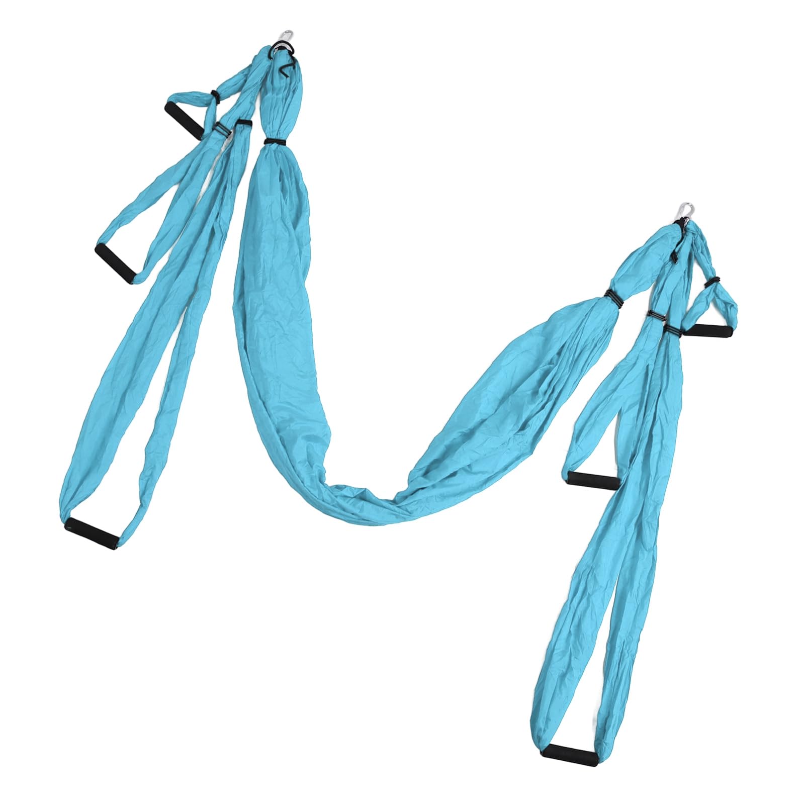 Dioche Aerial HamAerial Yoga Swing Set - Hamaca de Yoga Ajustable de Algodón y Poliéster para Mayor Flexibilidad y Postura Uso en Interiores Exteriores