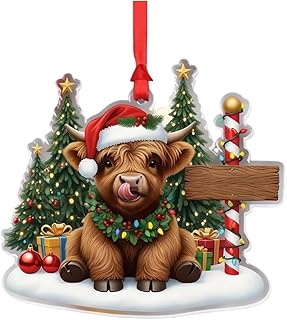 Décoration saisonnière en acrylique 2D style ferme