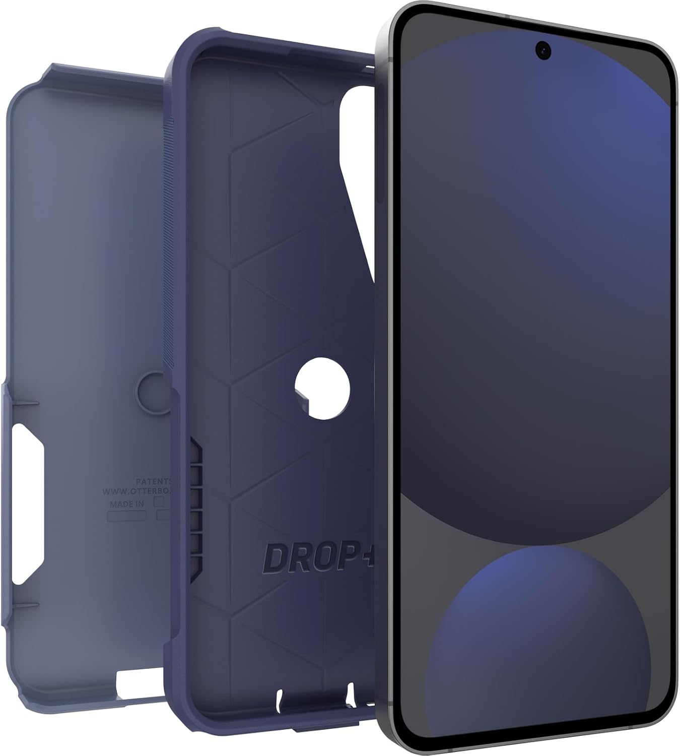 OtterBox Samsung Galaxy S24 FE Commuter Series Case - Black, Slim & Tough, Pocket-Friendly, with Port Protection