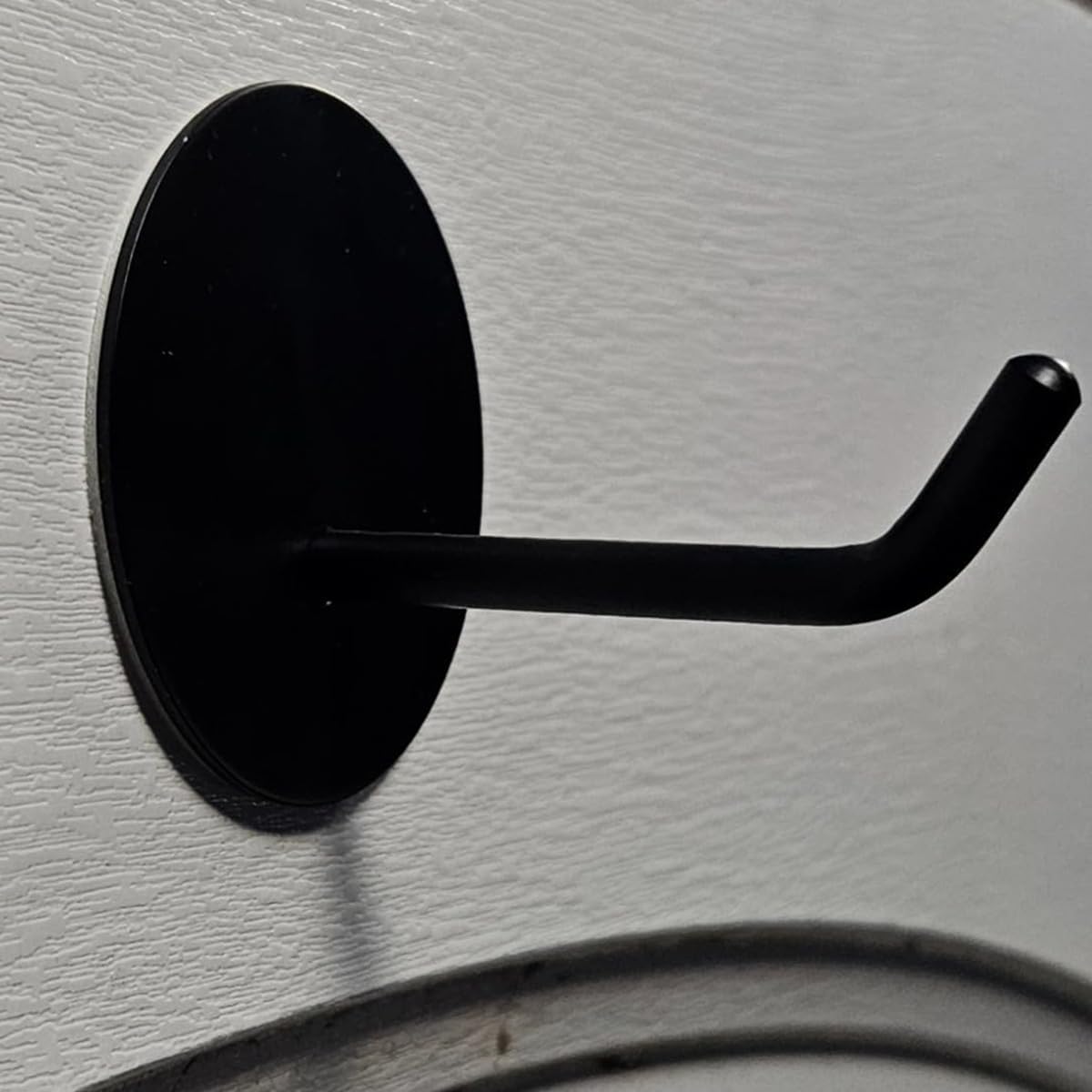 dophee 4 Pack Heavy Duty Adhesive Hooks, Extra Large Long Stainless Steel No Drilling Robe Hook, Hold 11 Lbs Wall Hooks for Hanging Towel Coat Clothes