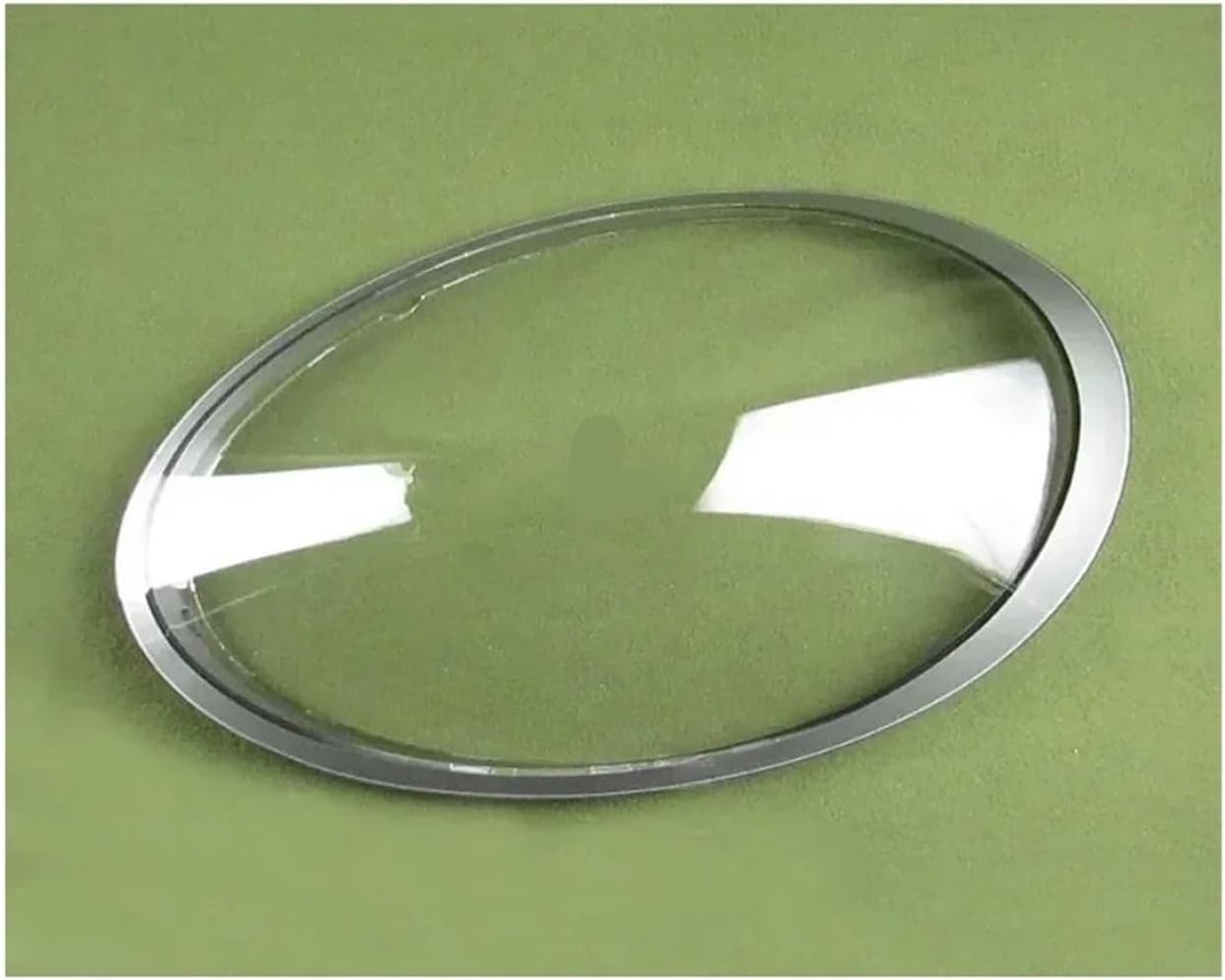 Grey Edge Transparent Lampshade Headlamp Cover Lamp Shell Headlight Shade Lens Silver(1PCS right side) Compatible For Porsche 911 991 2012-2018 (1PCS left side)