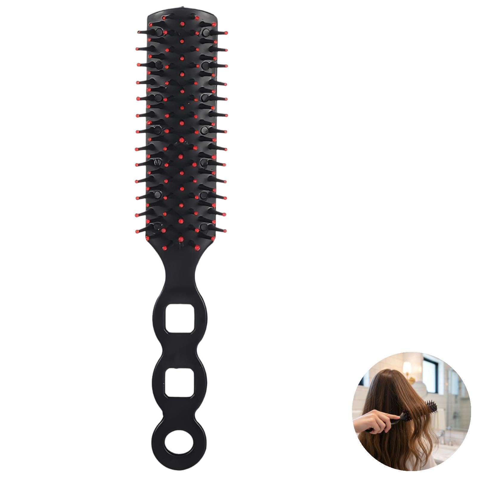 100 peines para el cabello, cepillo portátil de plástico para uso profesional, peine de masaje diario para todo tipo de cabello, herramientas de peinado de tamaño de viaje, 7.4 x 0.86 pulgadas