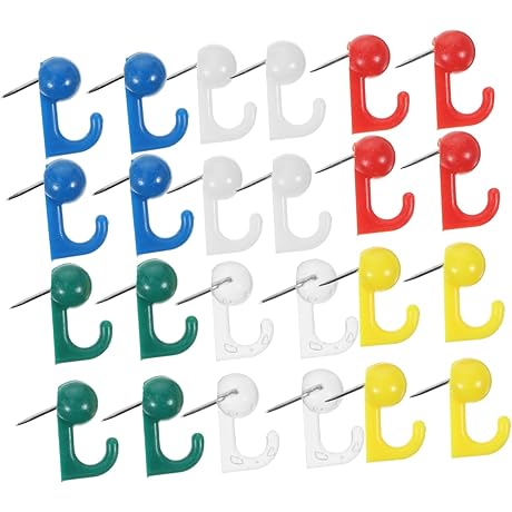 100 Pieces 2 Boxes Office Transparent Gear Plastic Thumbtack Office+Supplies Pushpin Hook...
