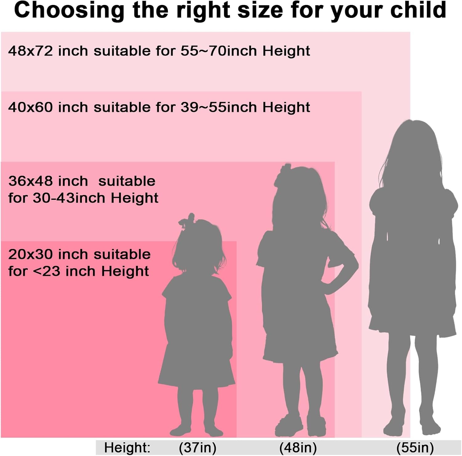 yescool Pink Weighted Blanket 3 lb Small Weighted Lap Blanket for Girls, Cooling Weighted Throw Blankets Minky Heavy Blankets, for 20-45lbs, 36 * 48in - Image 3