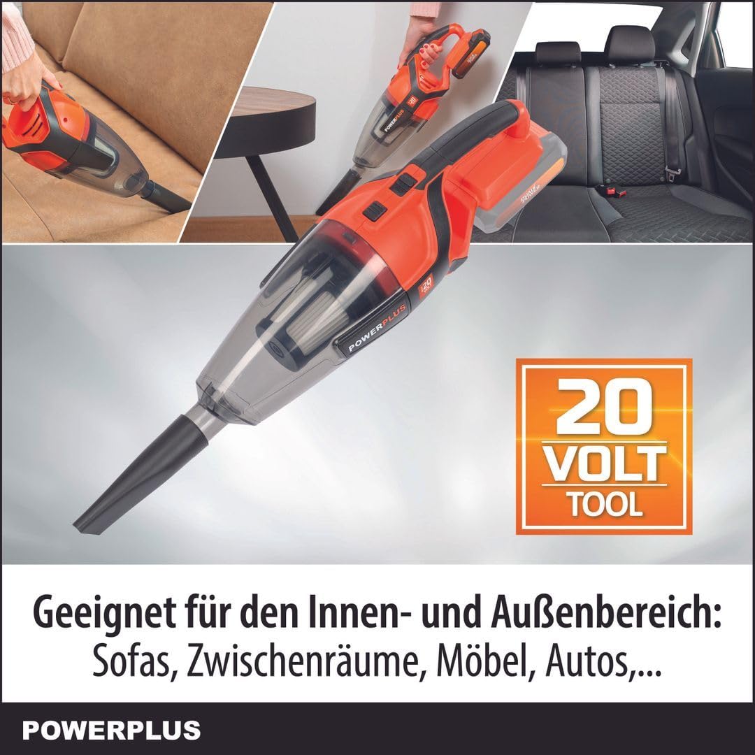 PowerPlus ASPIRATORE A Mano 20V (senza batteria)