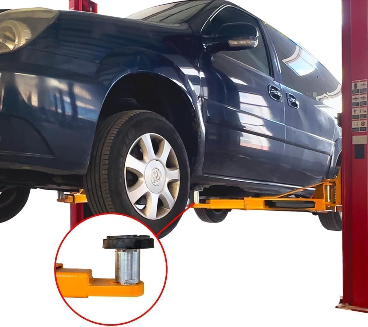 11000lbs KT-M110 Two Post Lift Auto Lift 2 Post Car Lift Truck Clear Floor Hoist CE Certified, 220V/60Hz/1PH