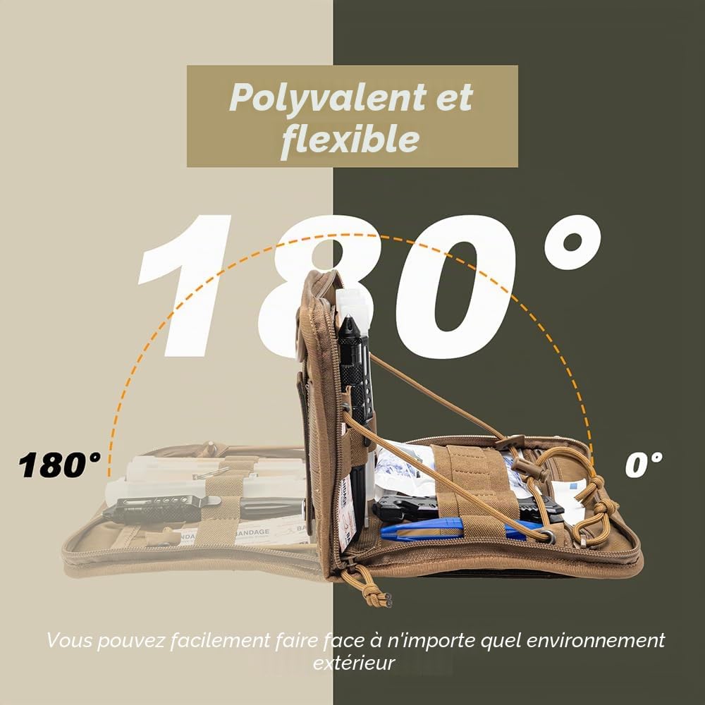 TSPRO Marsupio Tattico Militare MOLLE, Borsello EDC Cintura Attrezzi Medico