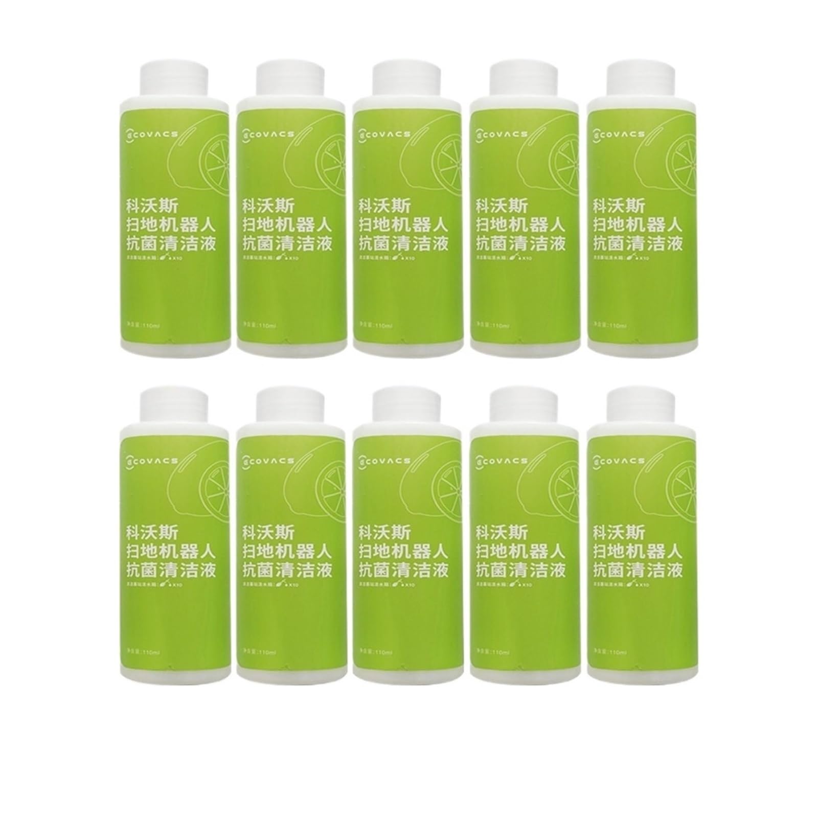 Ltdxlnbwq 10Pc Compatible With Ecovacs Cleaning Fluid，Compatible With Deebot Ozmo T20 N9＋T10 Omni/T10 Turbo/X1 Omni/X1 Turbo X2/X2 Pro T20 Liquid Floor Cleaning Solution(10Pc)